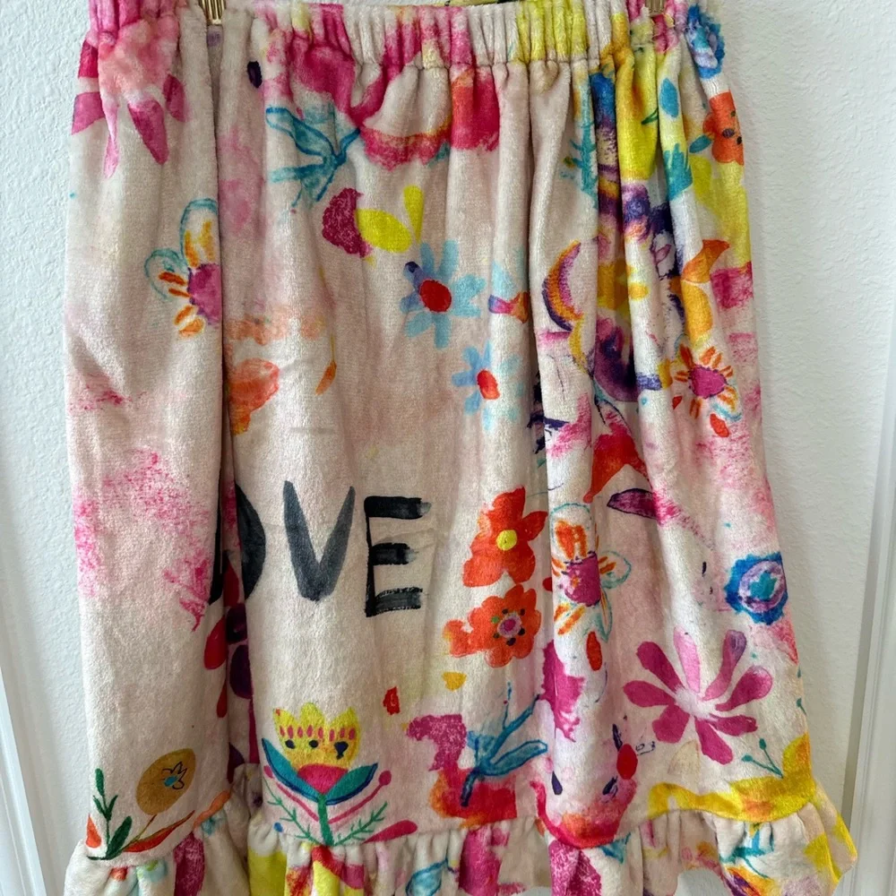 NATURAL LIFE Vibrant Love Floral Towel Wrap - great for dorms - Picture 2 of 4